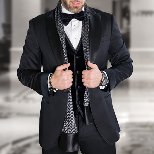 Bespoke Suit - Bound Tuxedo Style | ICON BESPOKE