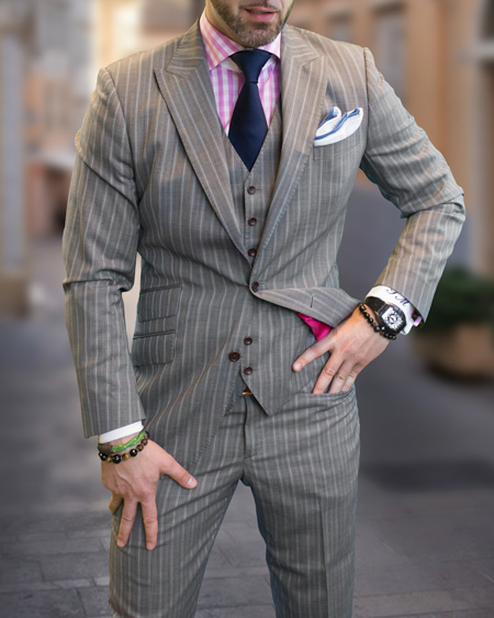 Bespoke Suit - the Wayne Style | ICON BESPOKE